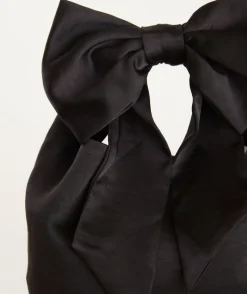 Outlet Six Stories Bow Detail Satin Pouch Bag