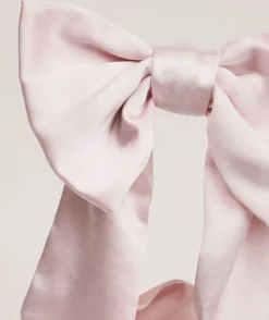 Outlet Six Stories Bow Detail Satin Pouch Bag