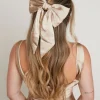 Six Stories Bow Satin Hair Clip