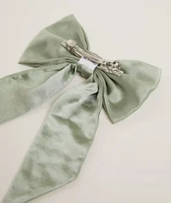 Six Stories Bow Satin Hair Clip