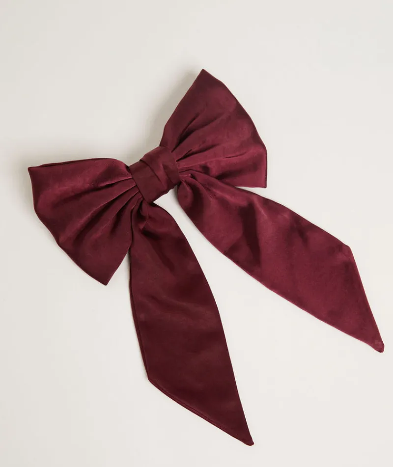 Six Stories Bow Satin Hair Clip