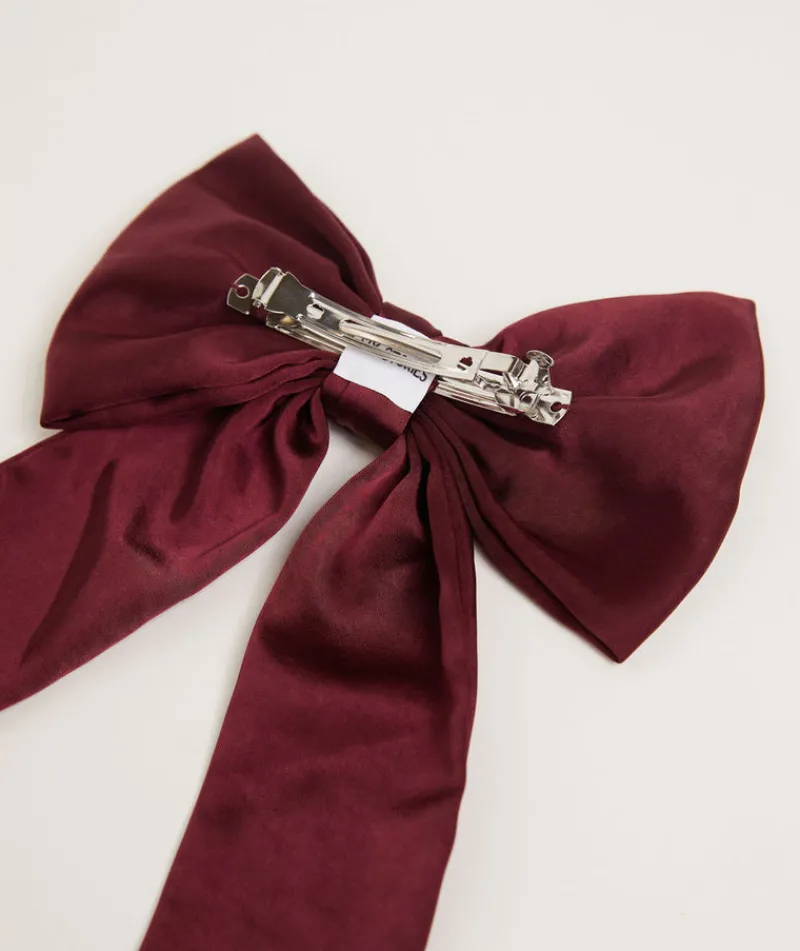 Six Stories Bow Satin Hair Clip