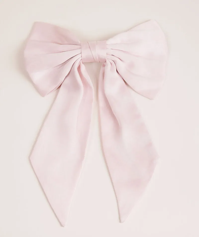 Six Stories Bow Satin Hair Clip