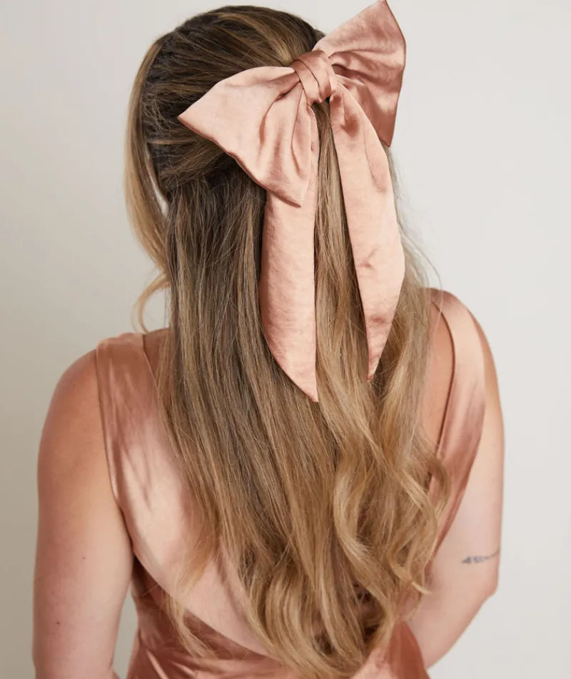 Six Stories Bow Satin Hair Clip