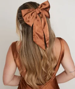 Six Stories Bow Satin Hair Clip