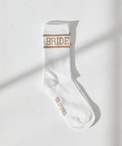 Sale Six Stories Bride Socks - Gold