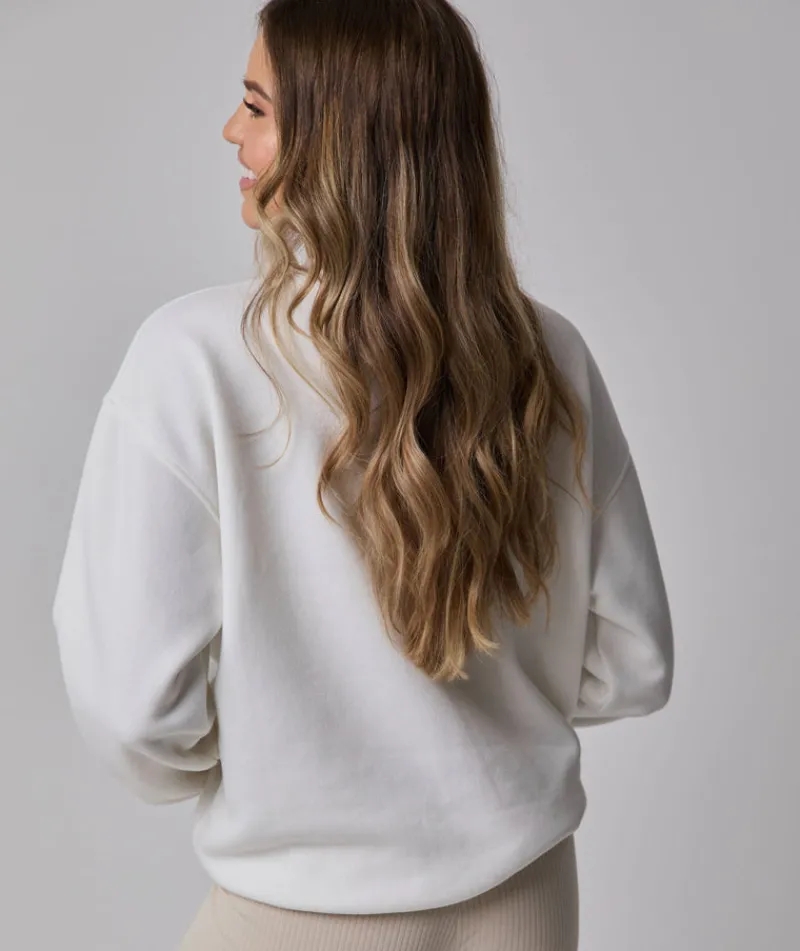 Hot Six Stories Bride Statement Sweatshirt - White