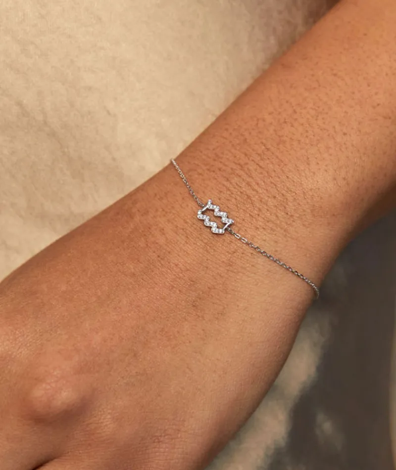 Best Six Stories Bridesmaid Bracelet - Aquarius