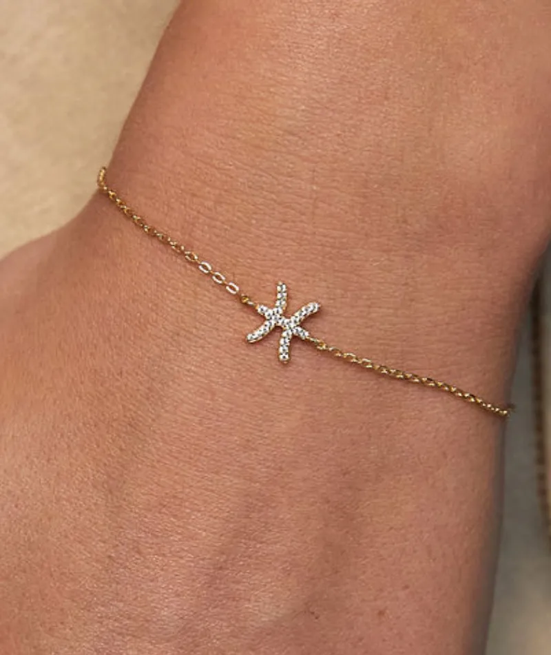 Online Six Stories Bridesmaid Bracelet - Pisces