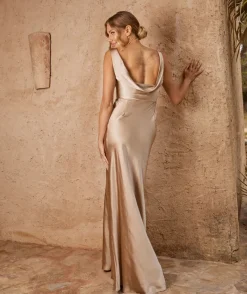 Online Six Stories Bridesmaid Dress Satin Swatch Card
