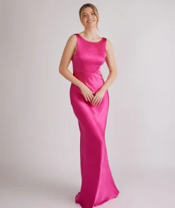 Online Six Stories Bridesmaid Dress Satin Swatch Card