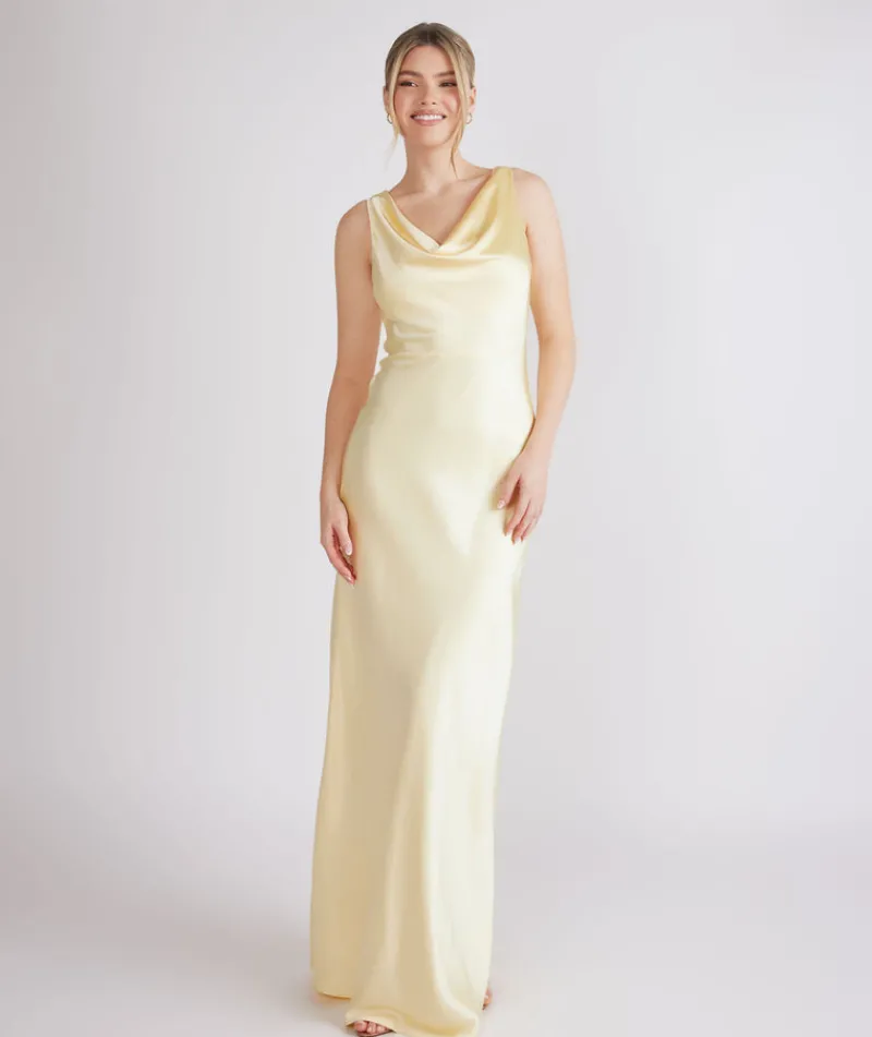 Online Six Stories Bridesmaid Dress Satin Swatch Card