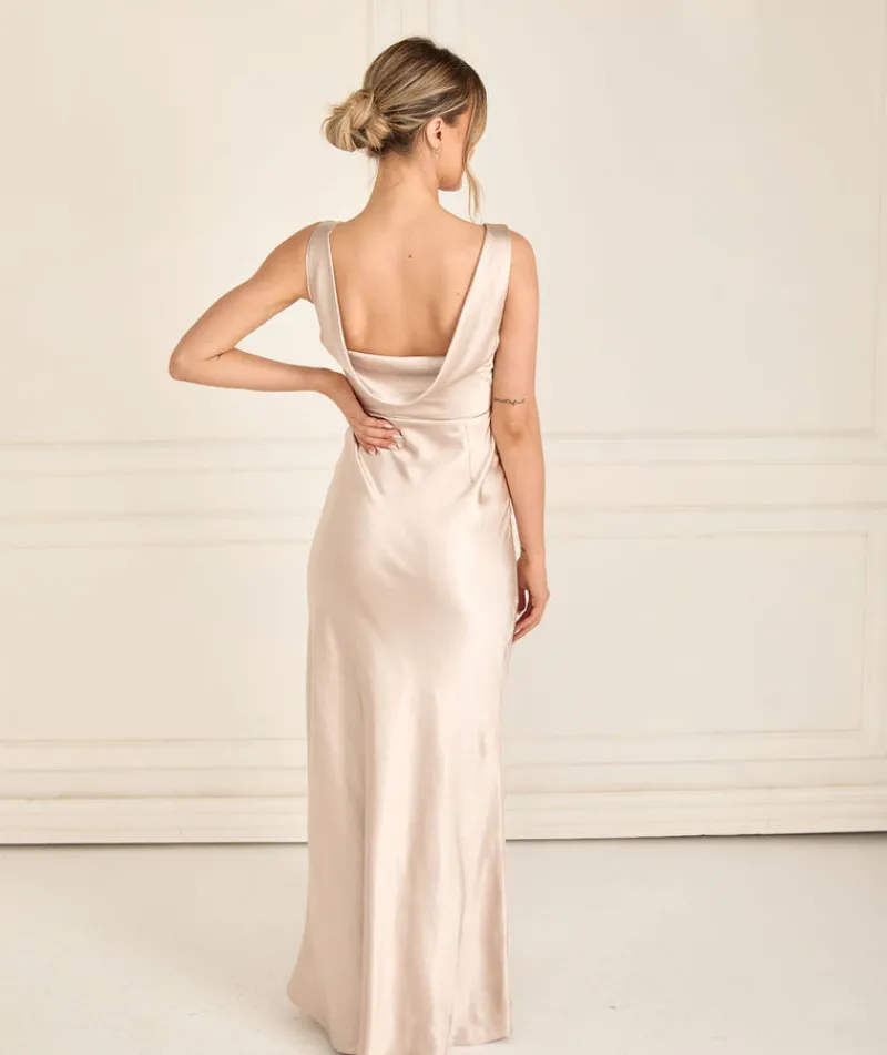 Online Six Stories Bridesmaid Dress Satin Swatch Card
