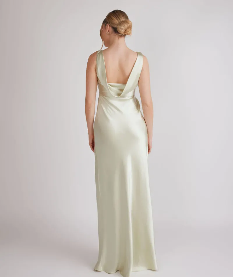 Online Six Stories Bridesmaid Dress Satin Swatch Card