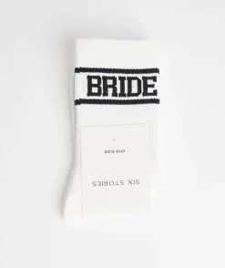 Six Stories Bridesmaid Socks - Black