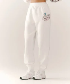 Sale Six Stories Destination Bride Graphic Sweatpants - White