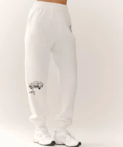 Sale Six Stories Destination Bride Graphic Sweatpants - White