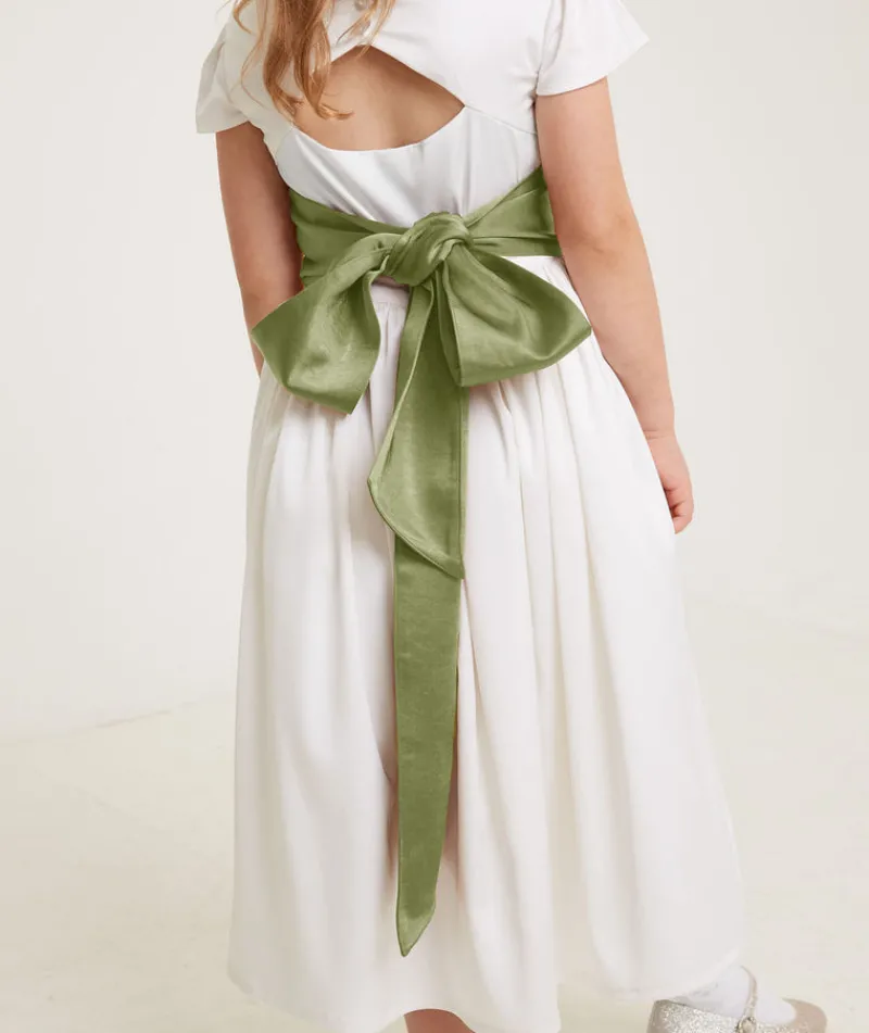 Online Six Stories Girl's Satin Tie Back Belt