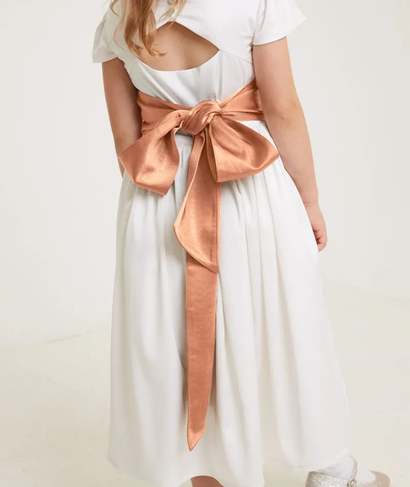 Online Six Stories Girl's Satin Tie Back Belt