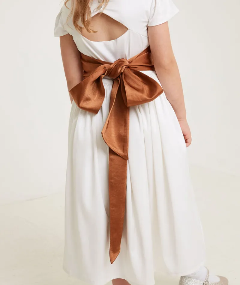 Online Six Stories Girl's Satin Tie Back Belt