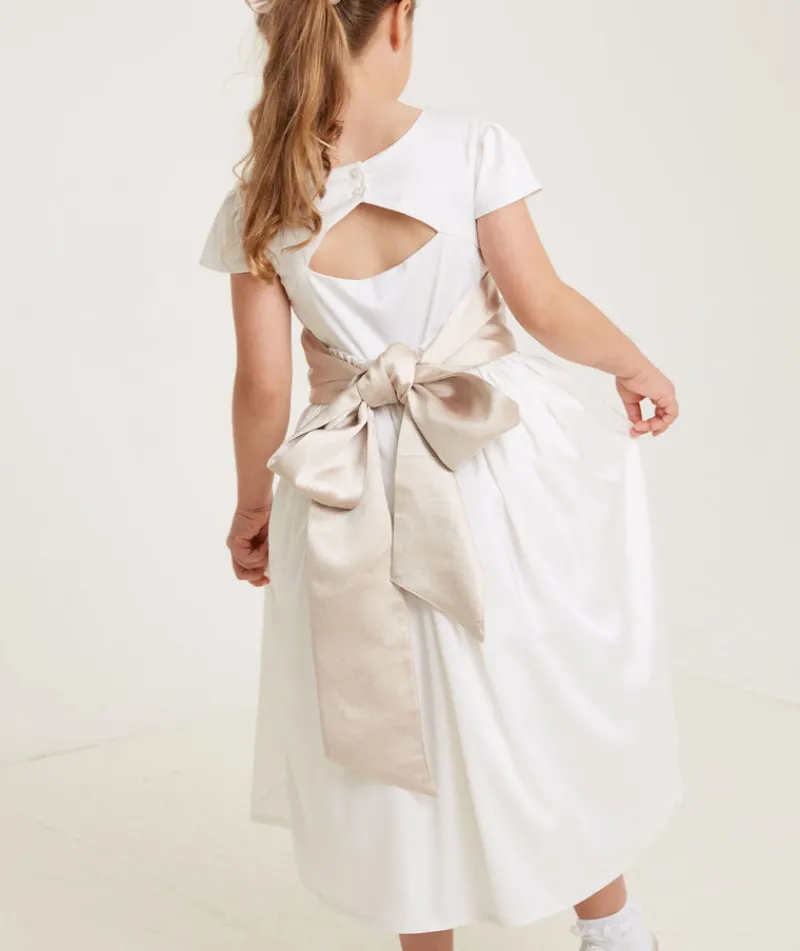Online Six Stories Girl's Satin Tie Back Belt