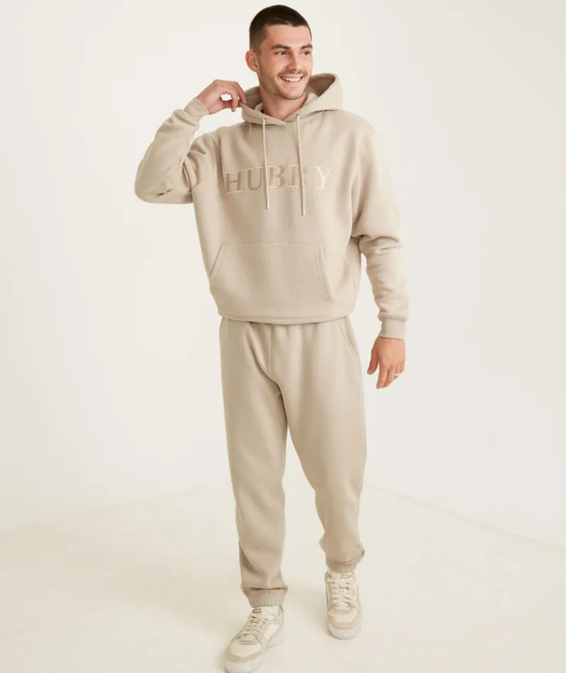 Hot Six Stories Hubby Hoodie - Stone