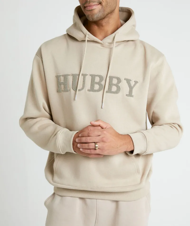 Online Six Stories Hubby Teddy Hoodie - Stone