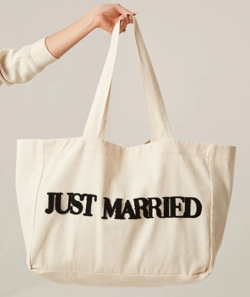 Six Stories Just Married Tote Bag
