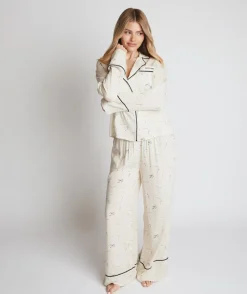 New Six Stories Limited Edition Long Sleeve Wide Leg Pyjama Set
