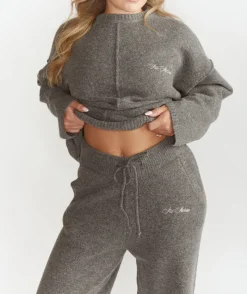 Discount Six Stories Limited Edition Oversized Knit Jumper - Grey