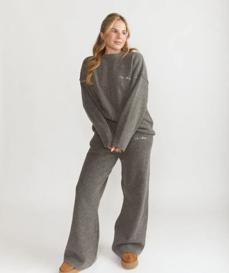 Discount Six Stories Limited Edition Oversized Knit Jumper - Grey