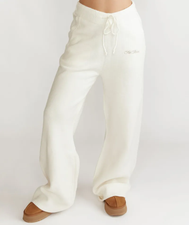 Outlet Six Stories Limited Edition Relaxed Wide Leg Trousers - Cream