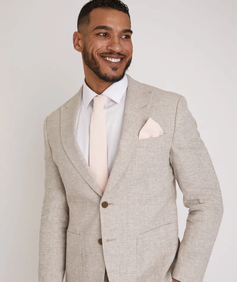 Six Stories Men's Crepe Pocket Square
