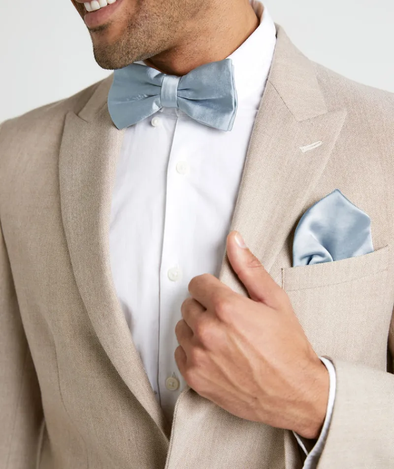 Best Six Stories Men's Satin Bow Tie