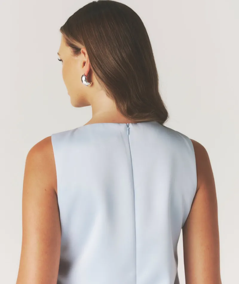 Sale Six Stories Mini Mod Bow Dress - Pale Blue
