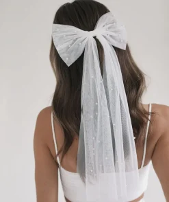 Best Six Stories Pearl Bride Hair Bow