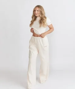 Outlet Six Stories Pointelle Wide Leg Pyjama Trousers - Rosewater