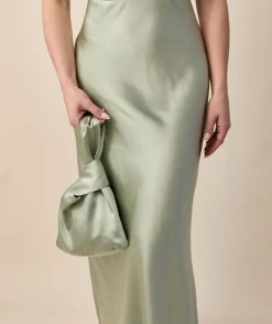 Clearance Six Stories Satin Pouch Bag