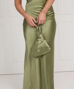 Clearance Six Stories Satin Pouch Bag