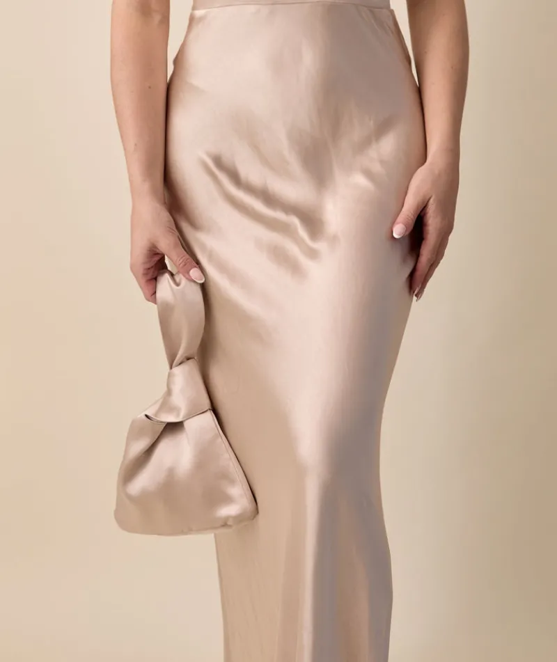 Clearance Six Stories Satin Pouch Bag