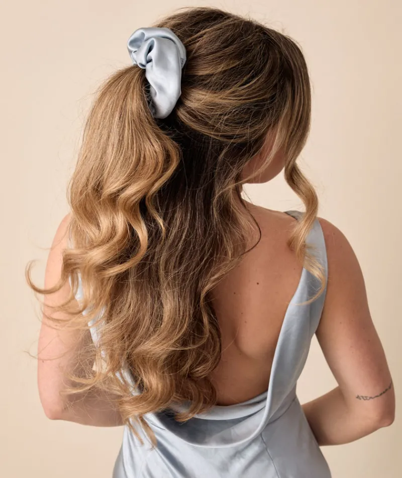 Hot Six Stories Satin Scrunchie