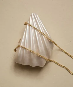 Clearance Six Stories Shell Clutch Bag - Ivory