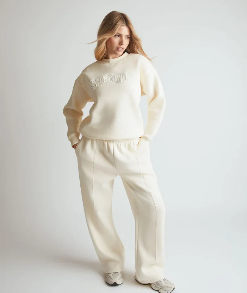 Sale Six Stories Stories Sweatpants - Buttermilk