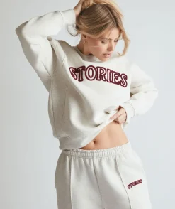 Best Six Stories Stories Sweatpants - Oatmeal Marl