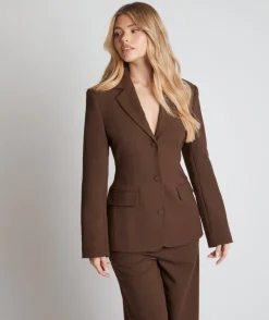 Online Six Stories Tailored Trousers - Chocolate Brown