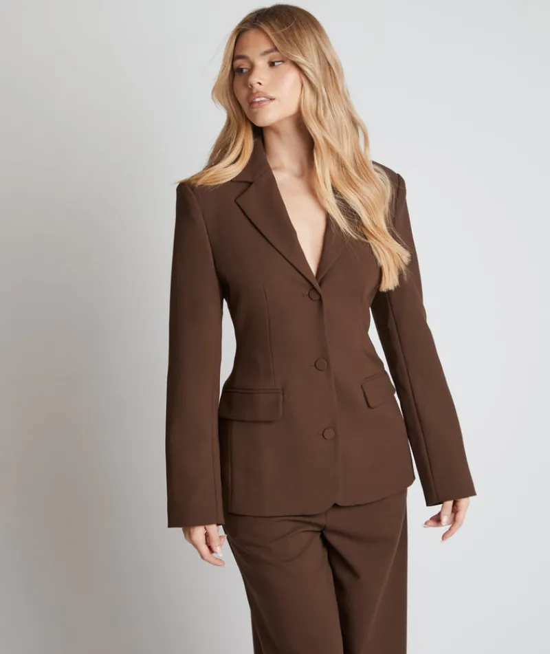 Online Six Stories Tailored Trousers - Chocolate Brown