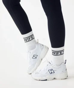 Six Stories Wifey Socks - Black
