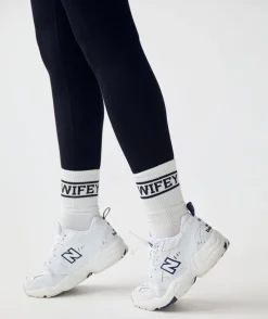 Six Stories Wifey Socks - Black