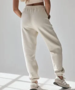 New Six Stories Wifey Statement Sweatpants - Champagne
