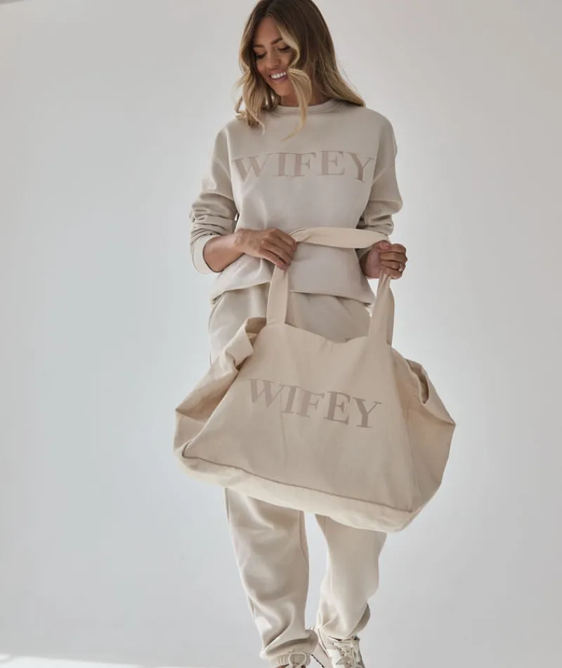 Outlet Six Stories Wifey Statement Tote Bag